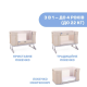 Дитяче ліжко 3 в 1 Chicco Next2Me Forever, кол.87