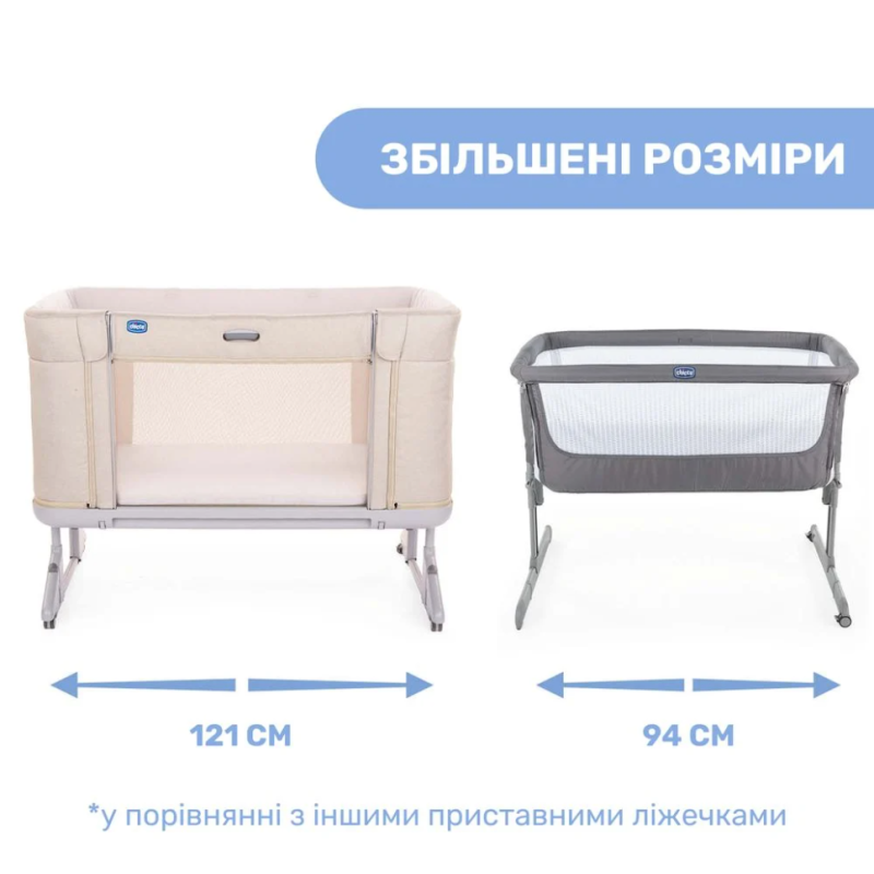 Дитяче ліжко 3 в 1 Chicco Next2Me Forever, кол.87