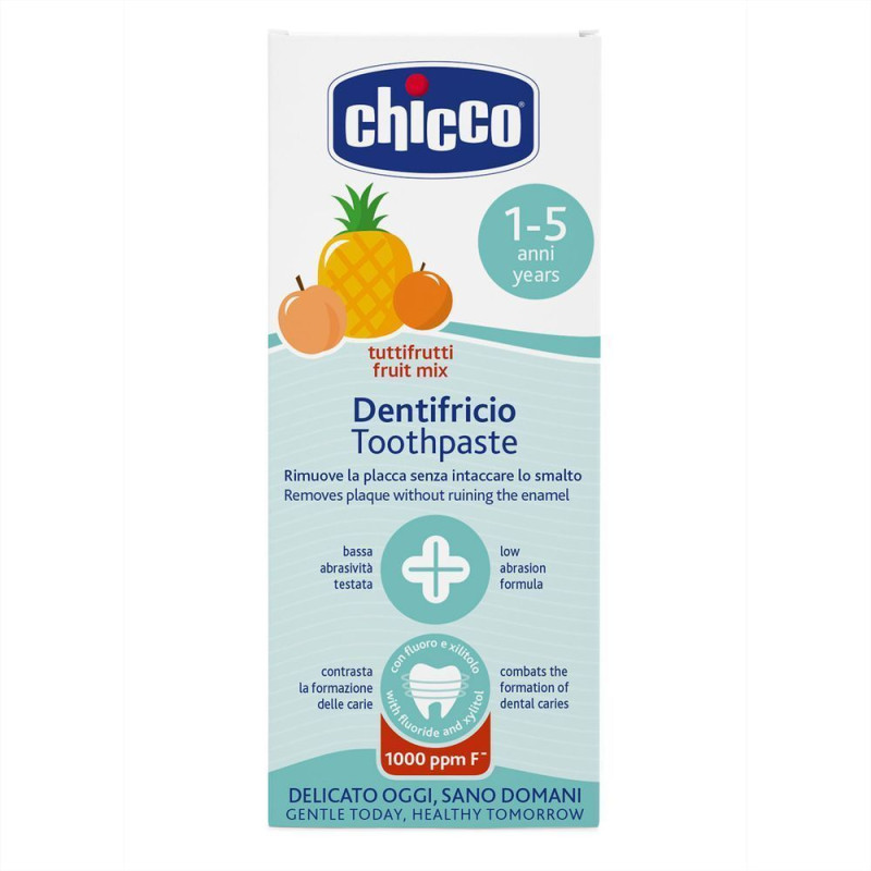 Зубна паста Chicco Фруктовий коктейль (з фтором), 50 мл