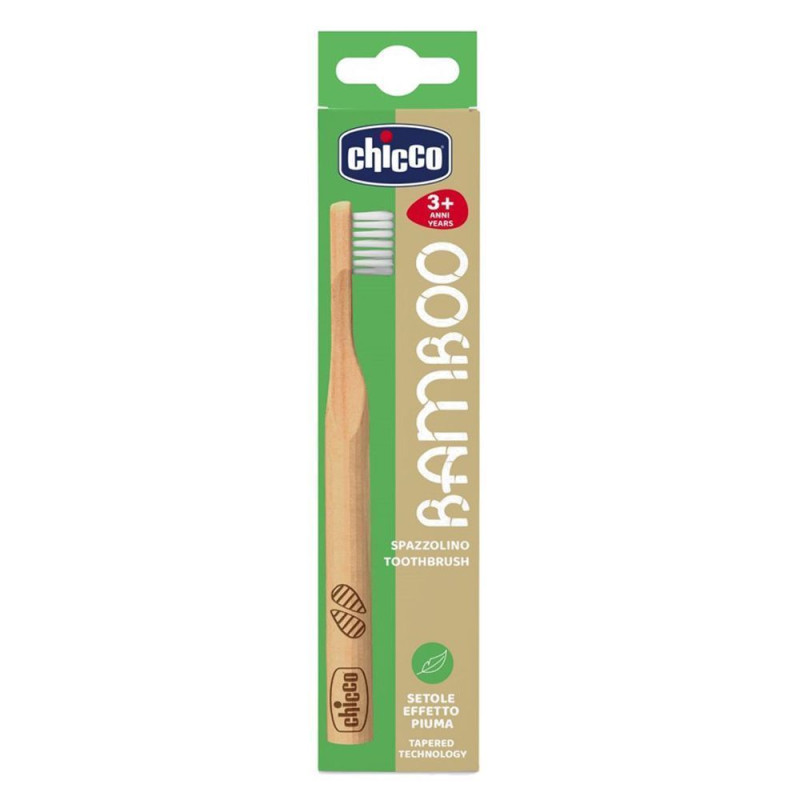 Зубна щітка Chicco бамбукова (зелена)