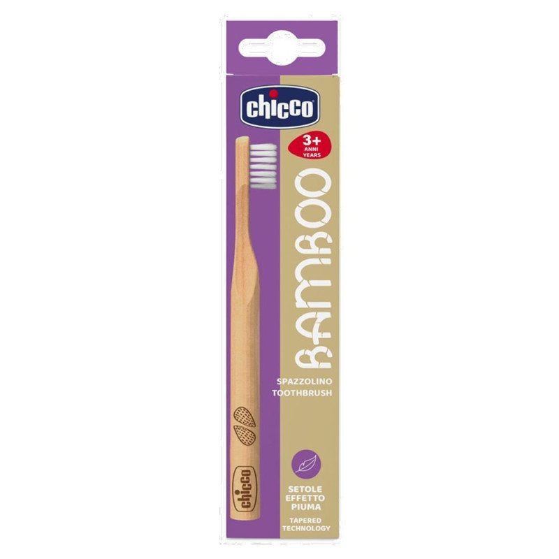 Зубна щітка Chicco бамбукова (фіолетова)