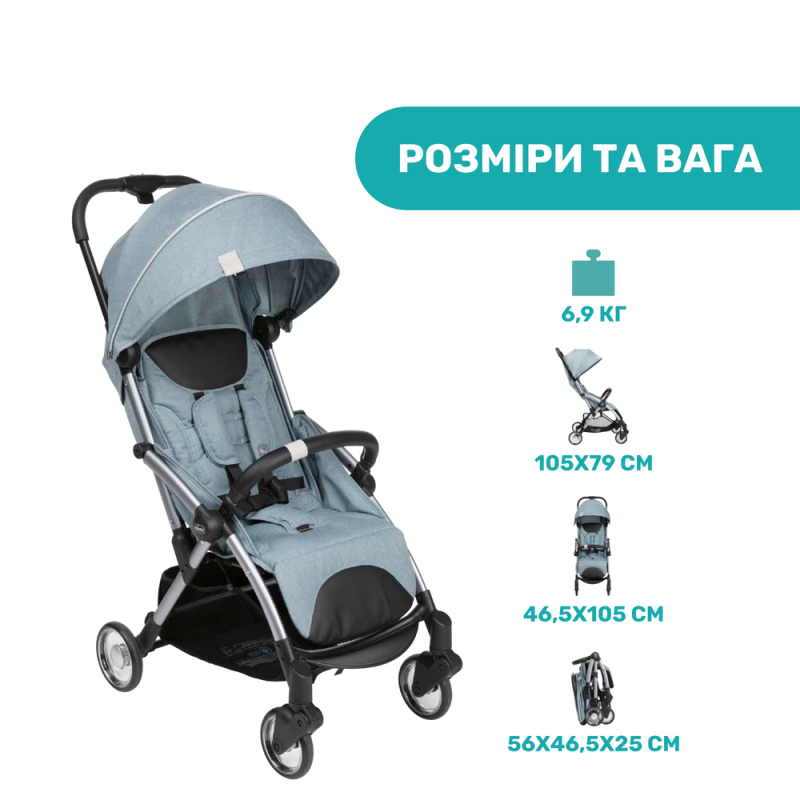Коляска Chicco Goody Plus Stroller, кол.19.00