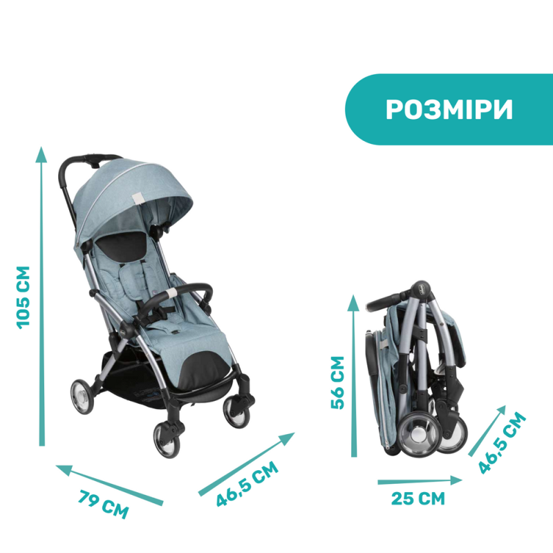 Коляска Chicco Goody Plus Stroller, кол.19.00