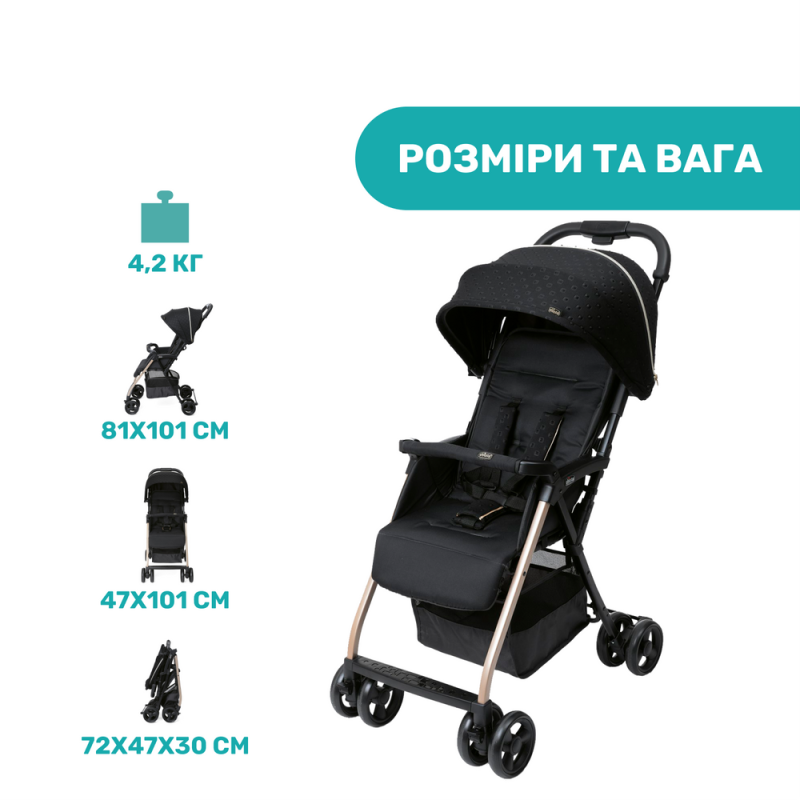Коляска Chicco Ohlala 3 Stroller, кол.56