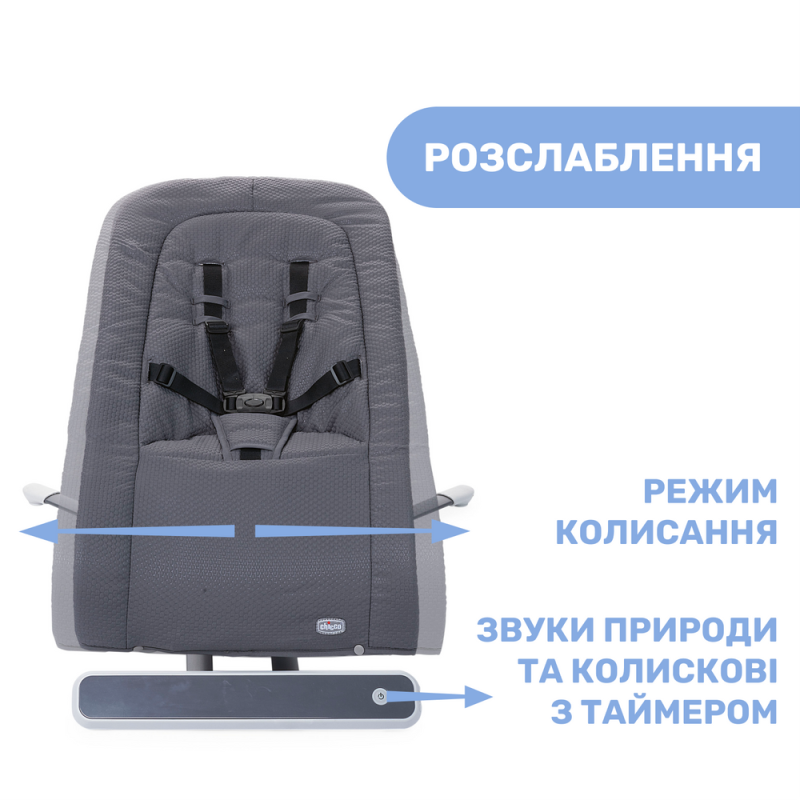 Крісло-гойдалка Chicco Rhythm'n'Sound, кол.77