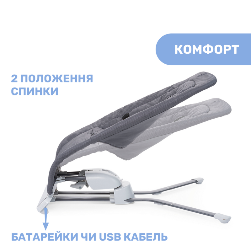 Крісло-гойдалка Chicco Rhythm'n'Sound, кол.77