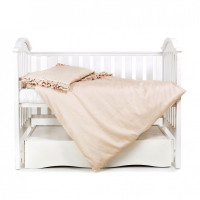 Змінна постіль 3 ел Twins Classiс (сатин) 3055-TC-02, beige, бежевий