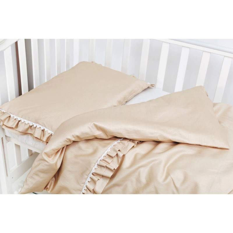 Змінна постіль 3 ел Twins Classiс (сатин) 3055-TC-02, beige, бежевий