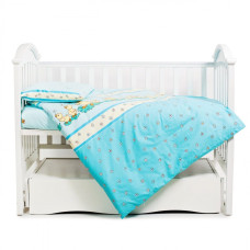 Змінна постіль 3 ел Twins Comfort 3051-C-025, Каченята голубі, голубий