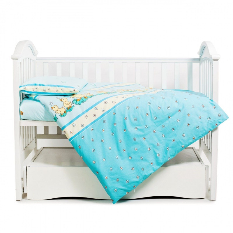 Змінна постіль 3 ел Twins Comfort 3051-C-025, Каченята голубі, голубий