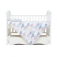 Змінна постіль 3 ел Twins Comfort line 3054-C-04, Хмаринки, беж/блакитний