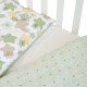 Змінна постіль 3 ел Twins Comfort Soft (фланель) 3010-TS-06, Stars green, білий/зелений