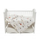 Змінна постіль 3 ел Twins Comfort Soft (фланель) 3010-TS-202, Rabbits , беж світлий