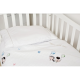 Змінна постіль 3 ел Twins Dolce Summer day з вишивкою 3062-TD-100-01, white, білий