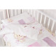 Змінна постіль 3 ел Twins Dolce Друзі зайчики 3060-D-002, pink, рожевий