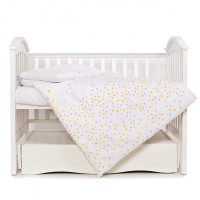 Змінна постіль 3 ел Twins Eco Line 3090-E-023, Bunnies pink, білий/рожевий