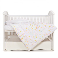 Змінна постіль 3 ел Twins Eco Line 3090-E-023, Bunnies pink, білий/рожевий