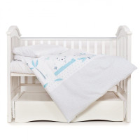 Змінна постіль 3 ел Twins Eco Line 3090-E-024, Koala mint, бірюза