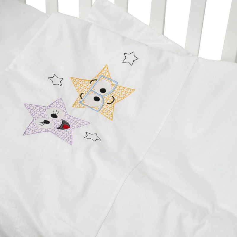 Змінна постіль 3 ел Twins Eco Stars 3090-TS-01, white, білий