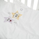Змінна постіль 3 ел Twins Eco Stars 3090-TS-01, white, білий