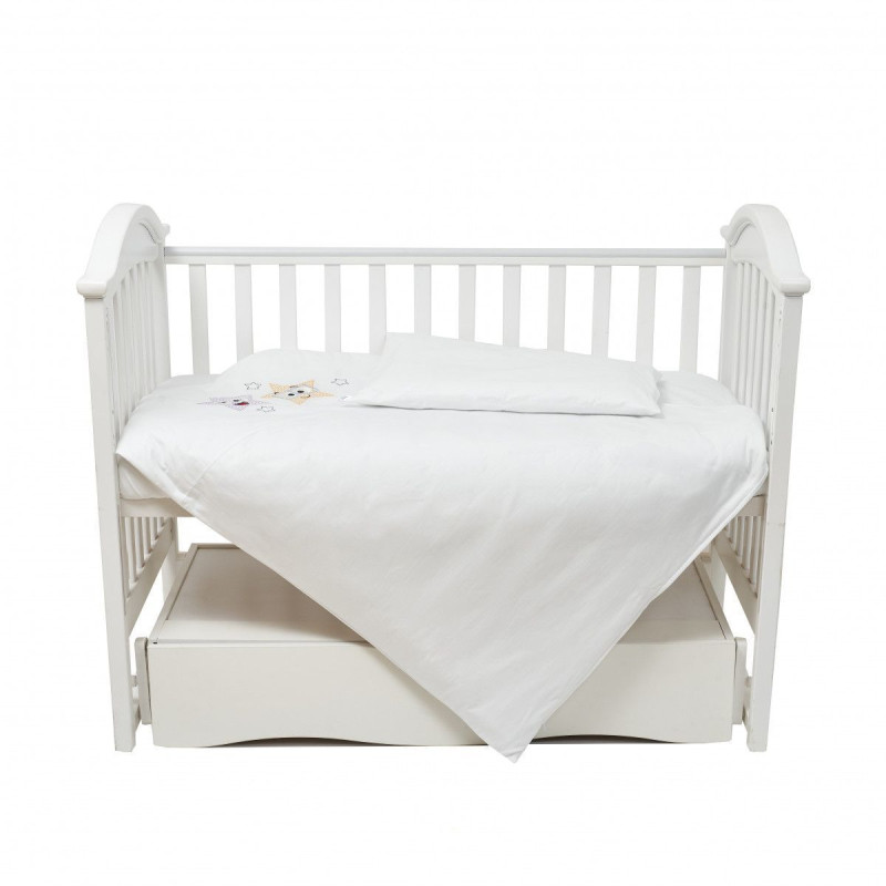 Змінна постіль 3 ел Twins Eco Stars 3090-TS-01, white, білий