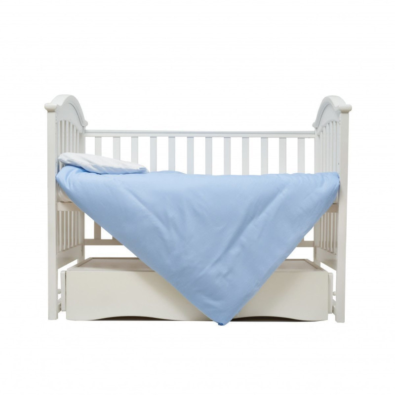 Змінна постіль 3 ел Twins Evo Літо 3068-A-016, white/blue, голубий