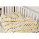 Змінна постіль 3 ел Twins Happy 3033-TH-30005, wave yellow, білий/жовтий