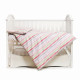 Змінна постіль 3 ел Twins Happy 3033-TH-30008, wave pink, сірий/рожевий