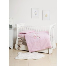 Змінна постіль 3 ел Twins Limited 3099-TL-004, Dog & cat pink, рожевий