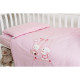 Змінна постіль 3 ел Twins Limited 3099-TL-004, Dog & cat pink, рожевий