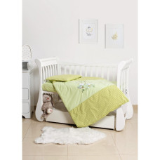 Змінна постіль 3 ел Twins Limited 3099-TL-005, Dog & cat green, зелений
