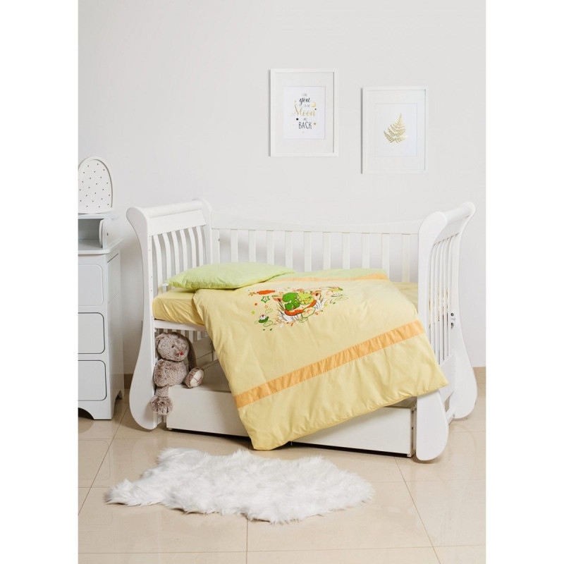 Змінна постіль 3 ел Twins Limited 3099-TL-014-06, Froggy, салатовий