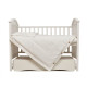 Змінна постіль 3 ел Twins Linen 3030-TL-01, white, білий