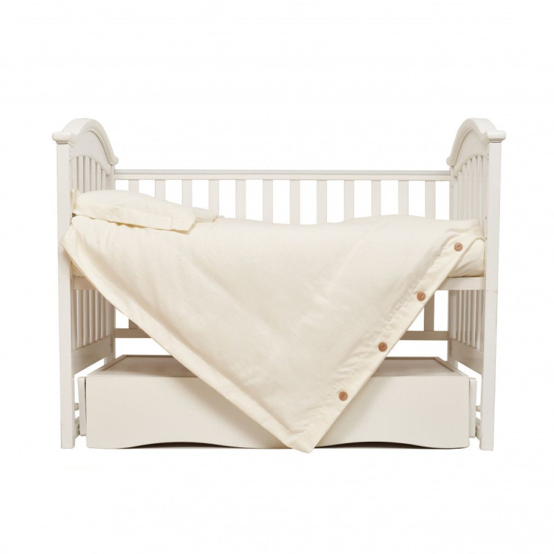 Змінна постіль 3 ел Twins Linen 3030-TL-202, ecru, беж світлий