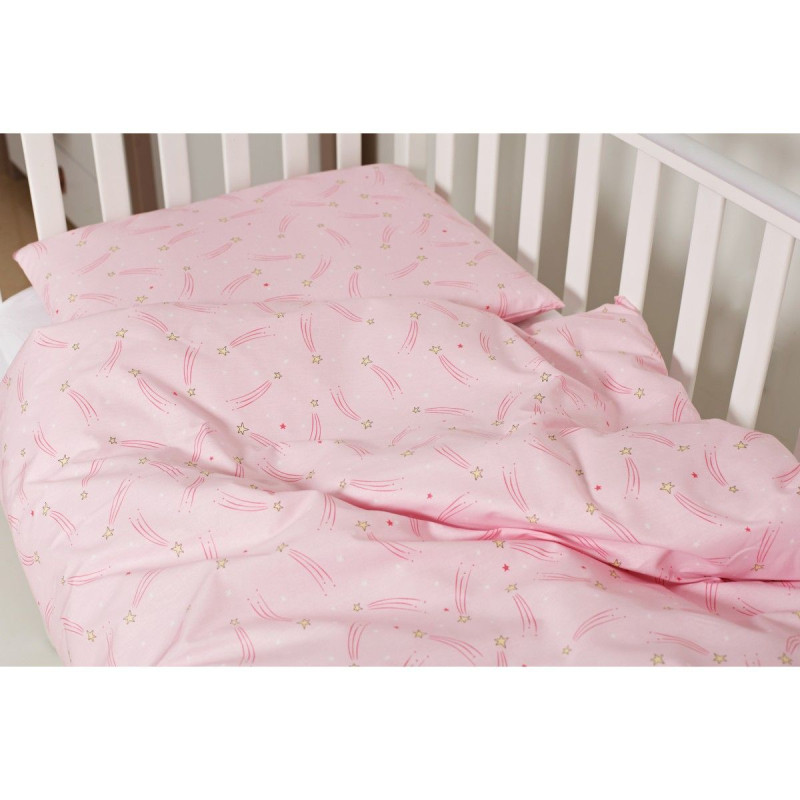 Змінна постіль 3 ел Twins Premium Glamour Limited 3064-PGNEWC-08, star, рожевий