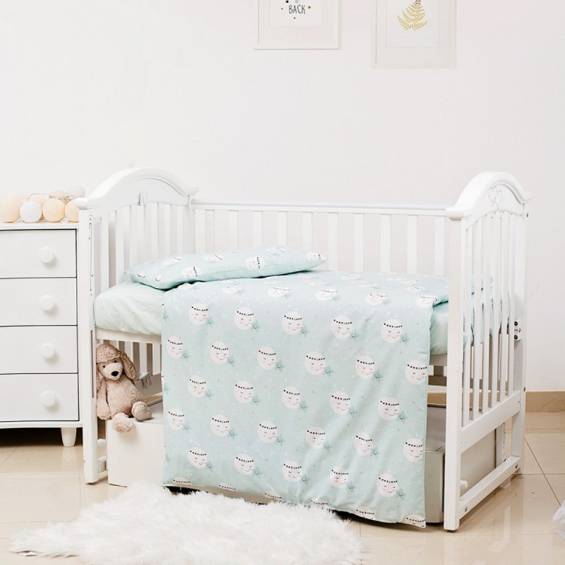Змінна постіль 3 ел Twins Premium Glamour Limited 3064-PGNEWM-014, Moon mint, м