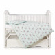Змінна постіль 3 ел Twins Premium Glamour Limited 3064-PGNEWR-014, Кролики mint, м