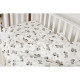 Змінна постіль 3 ел Twins Premium Glamour Limited 3064-PGNEWZ-010, Dino, білий/сірий