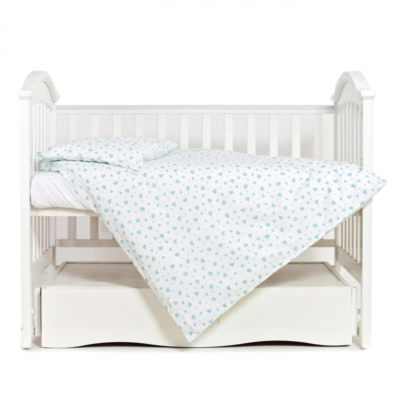 Змінна постіль 3 ел Twins Romantic 3024-R-004, Сердечка м