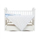 Змінна постіль 3 ел Twins Romantic Spring collection 3024-RS-401, Flower Power, блакитний