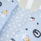 Змінна постіль 3 ел Twins Zoo 3022-TZ-04, blue, блакитний