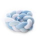 Бампер - косичка Twins 3-х прядна 200 см 2020-K3-200-04, blue, блакитний