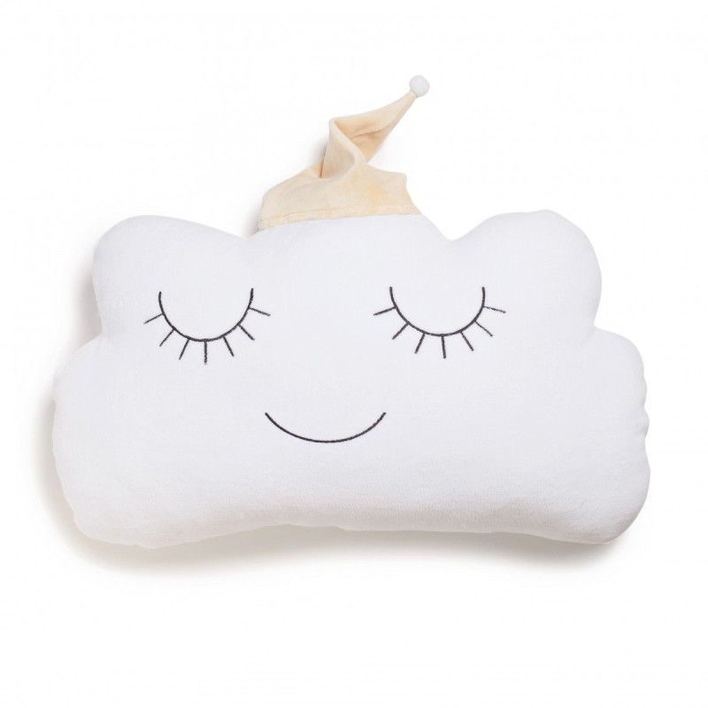 Бампер - подушка Twins Cloud 7099-DC-02, white/beige, білий/беж