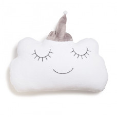 Бампер - подушка Twins Cloud 7099-DC-10, white/grey, білий/сірий