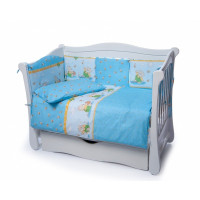 Бампер Twins Comfort 2051-C-011, Медуни голубі, голубий