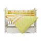 Бампер Twins Comfort 2051-C-027, Каченята зелені, зелений