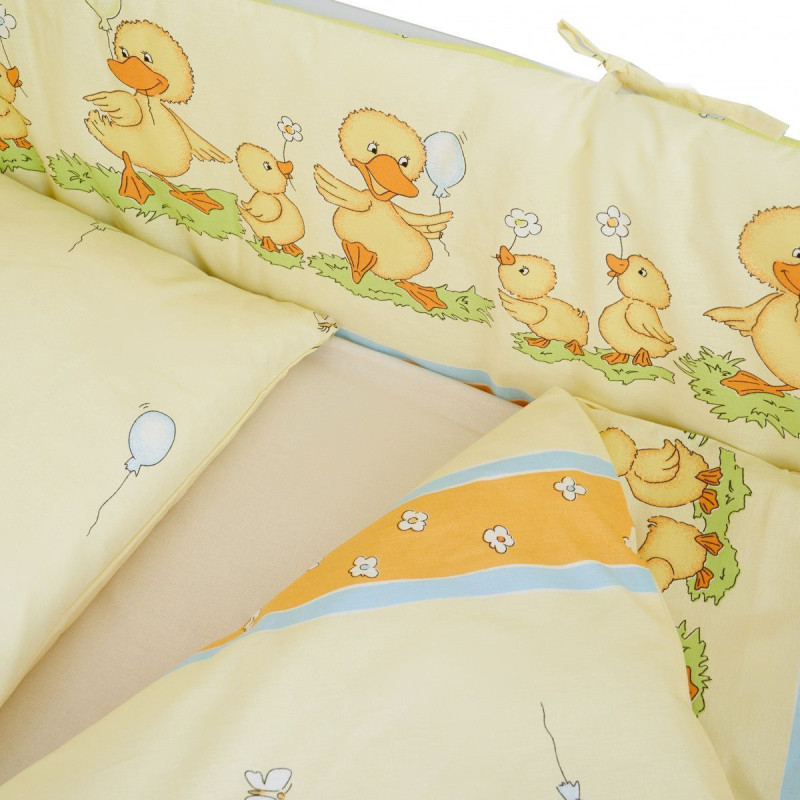 Бампер Twins Comfort 2051-C-027, Каченята зелені, зелений