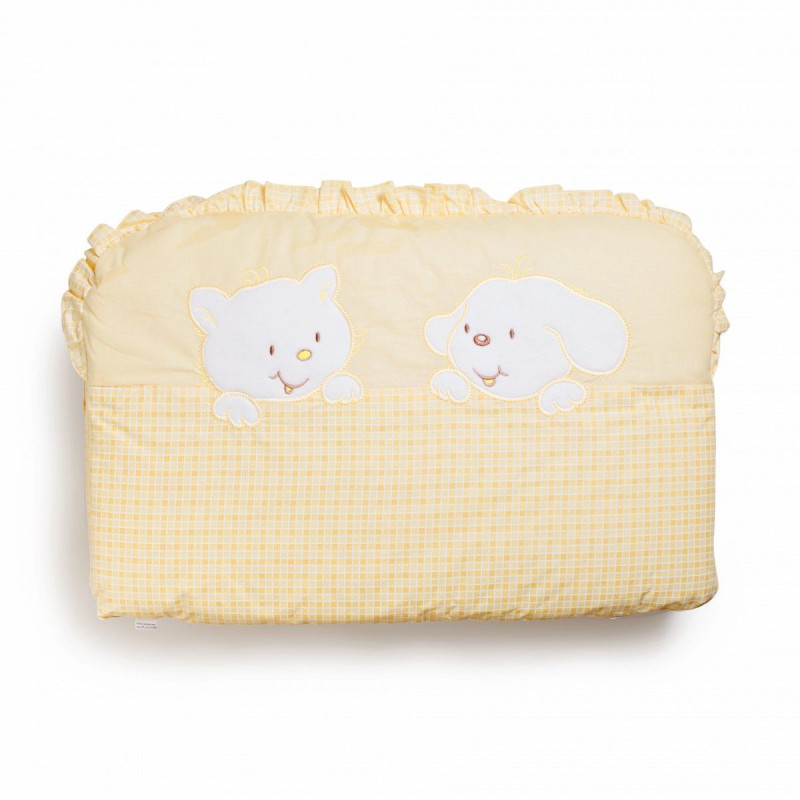 Бампер Twins Limited 2099-TL-002, Dog & cat yellow, жовтий