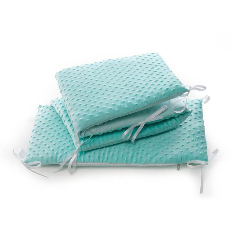 Бампер Twins Premium Minky 2030-TM-03, mint, м