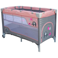 Манеж - ліжко Baby Mix HR-8052 Слоник рожевий 36409, pink, рожевий